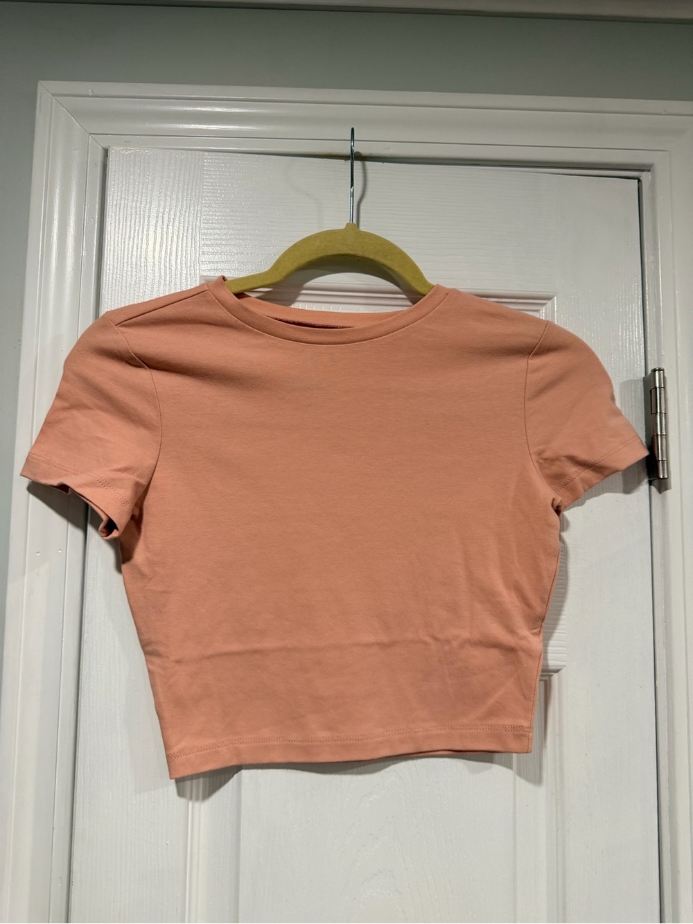 NWT Wild Fable Size XXS Rose Pink Cropped Baby Tee Short Sleeve Crew Neck